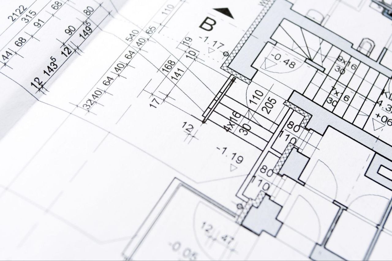 Architectural floor plan drawing of a residential property